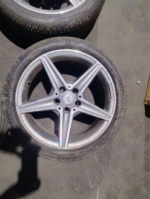 Set Roti AMG Originale R18 Jante Anvelope DOT24 C Class W205 w213 w212