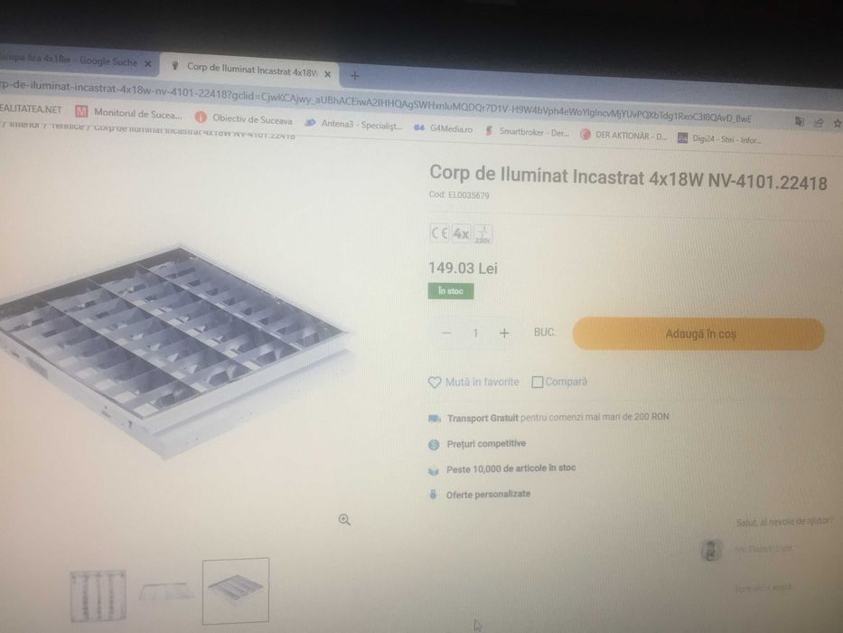 Lampi tavan incastrabile, inclusiv cu neoane !