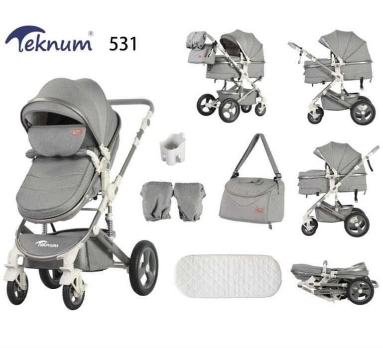 Детская прогулочная коляска Teknum 531