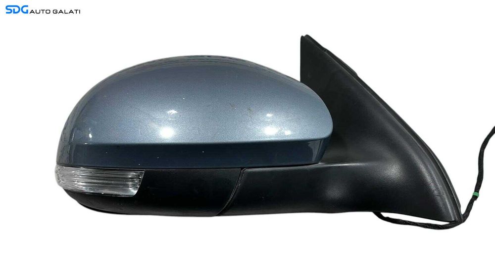 Oglinda Electrica Dreapta Volkswagen Tiguan 2008 - 2012 Culoare Albastru Deschis Cod 5N2 857 502 N [L5701]
