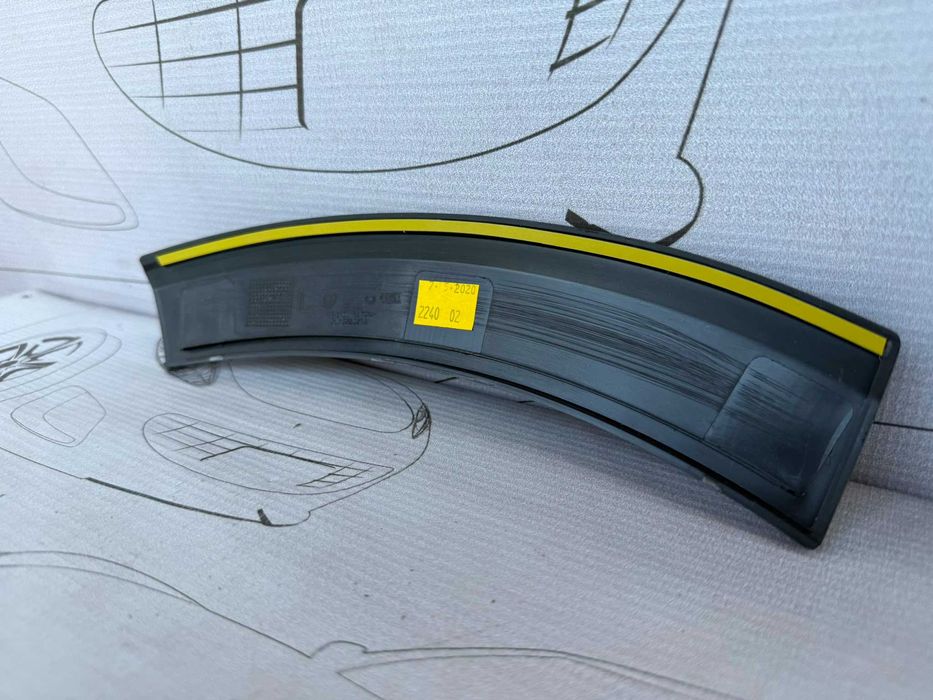 Ornament Extensie Bara Spate Dreapta Skoda Fabia 2 Scout 2012 / 2010-2014 Cod OEM 5J6853057A GRU (5C2)