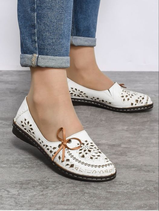 Кожаные туфли эспадрильи мокасины балетки MammaMia Italy люкс, Турция!