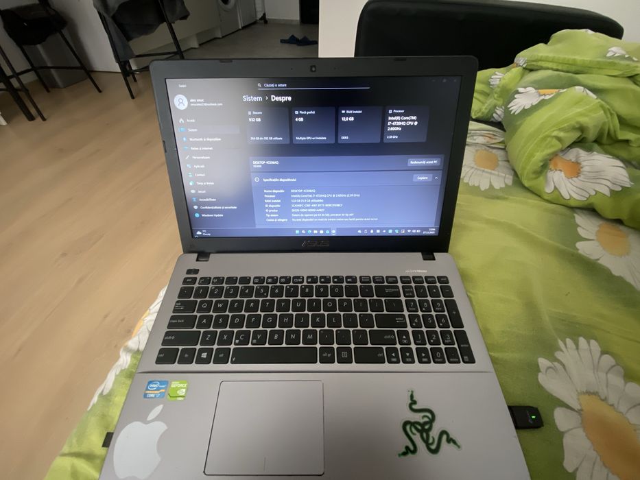 Vand leptop asus x550j