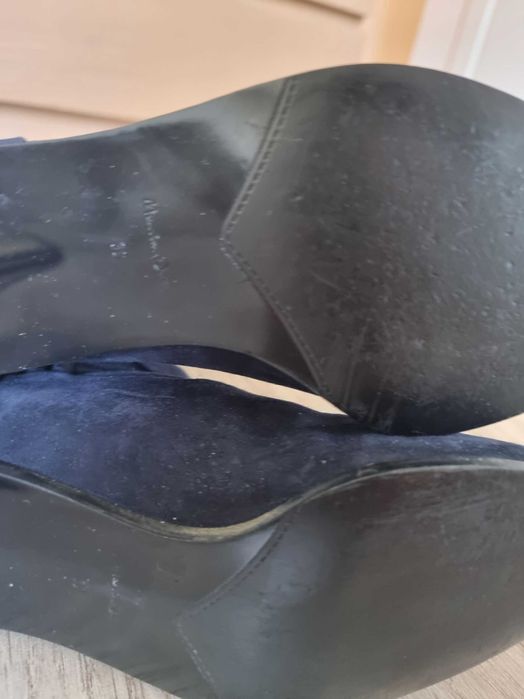 Massimo Dutti кожени ботуши/ чизми pазмер 39