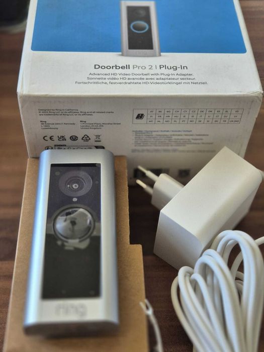 Sonerie electrică Ring Video Doorbell wireless alimentare cu adaptor