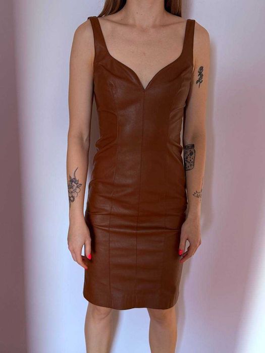 Рокля Pinko от еко-кожа