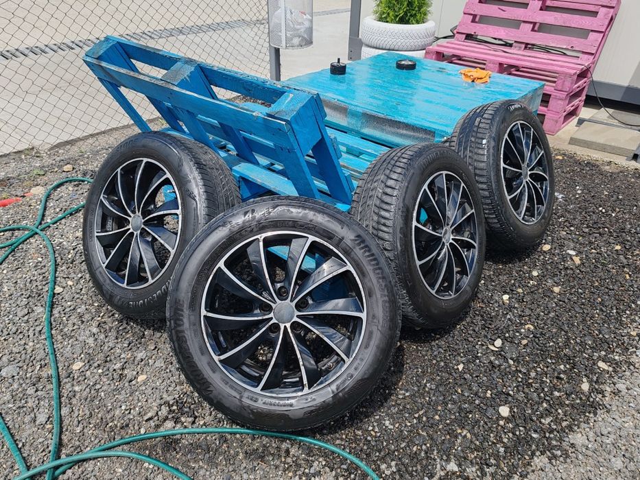 Jante + anvelope +senzori 5x114,3 Renault Kadjar