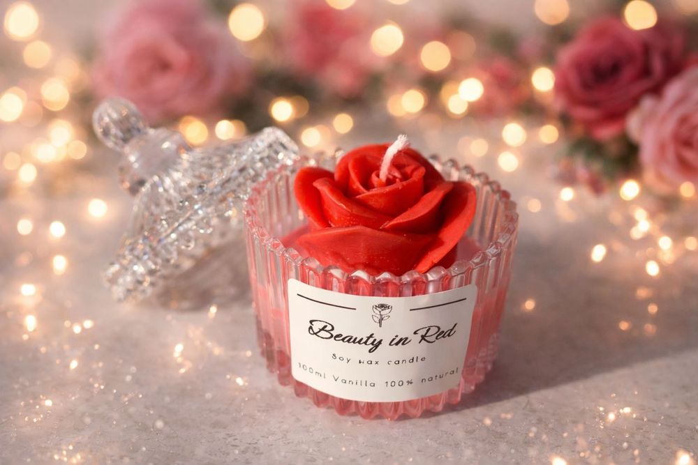 Соева Ароматна свещ, подходящ подарък за гости