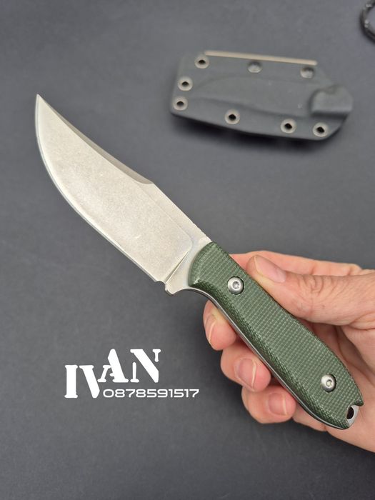 Тактически нож стомана D2 дръжка G10 кания KYDEX