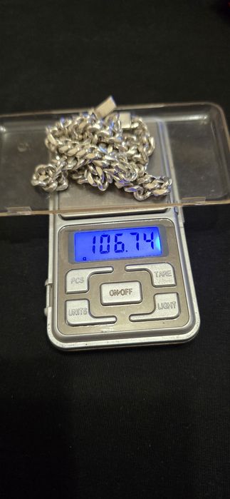 Lant cuban argint masiv 107 gr