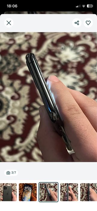 Iphone 11 pro 256gb obmen bugun ogam odamga 1700 ga beraman