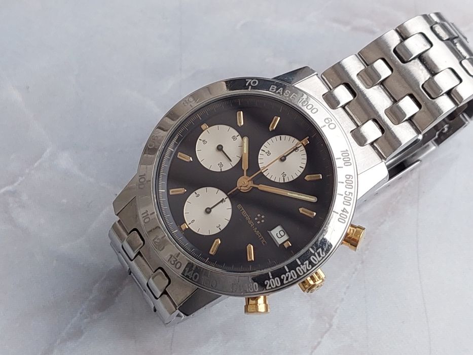 Eterna-Matic Panda dial automatic colectie vintage