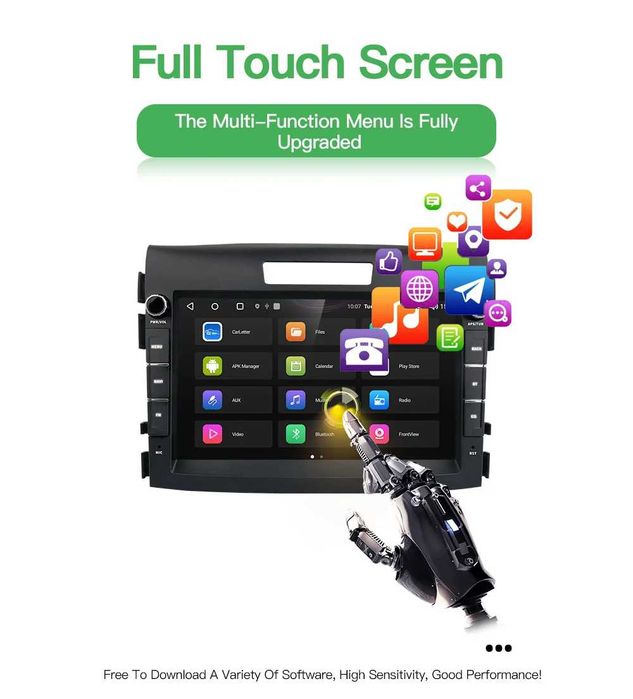 Honda CR-V 2012-2016 година  8” 2-DIN с Android 14, 4/64GB