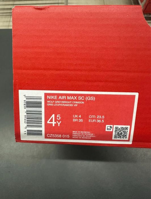 Nike Air Max SC ( GS ) - 36.5 EU