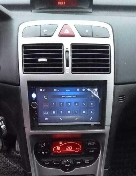 Navigatie Player Casetofon Mp5 Peugeot 307 207 Waze YouTube