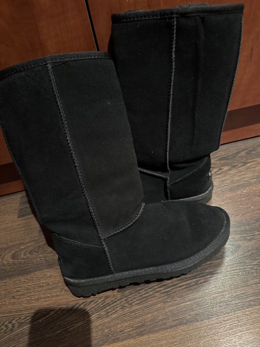 Зимняя обувь угги черные