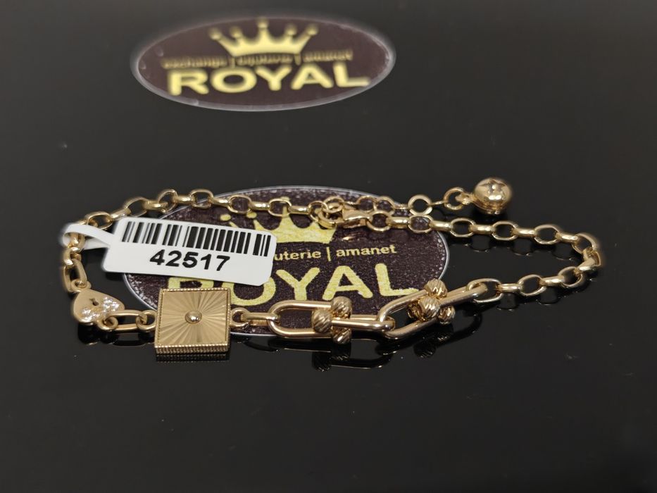Bijuteria Royal: Brățară aur 14k/3.84 gr