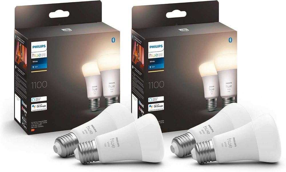 Philips Hue White E27 4 бр. крушки 1055 lm (нови)