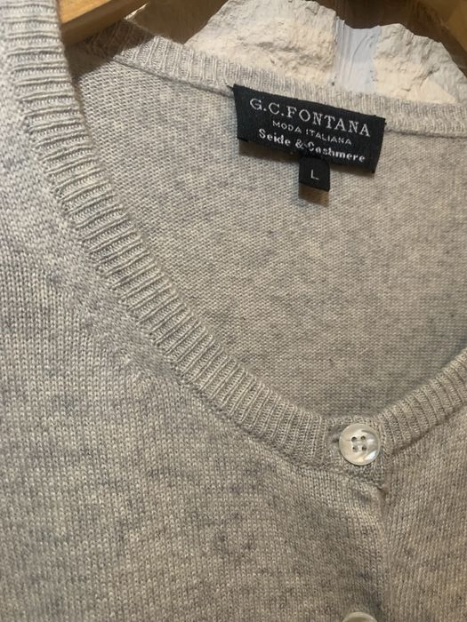Cardigan G.C. Fontana – mătase & cașmir | Luxury knit
