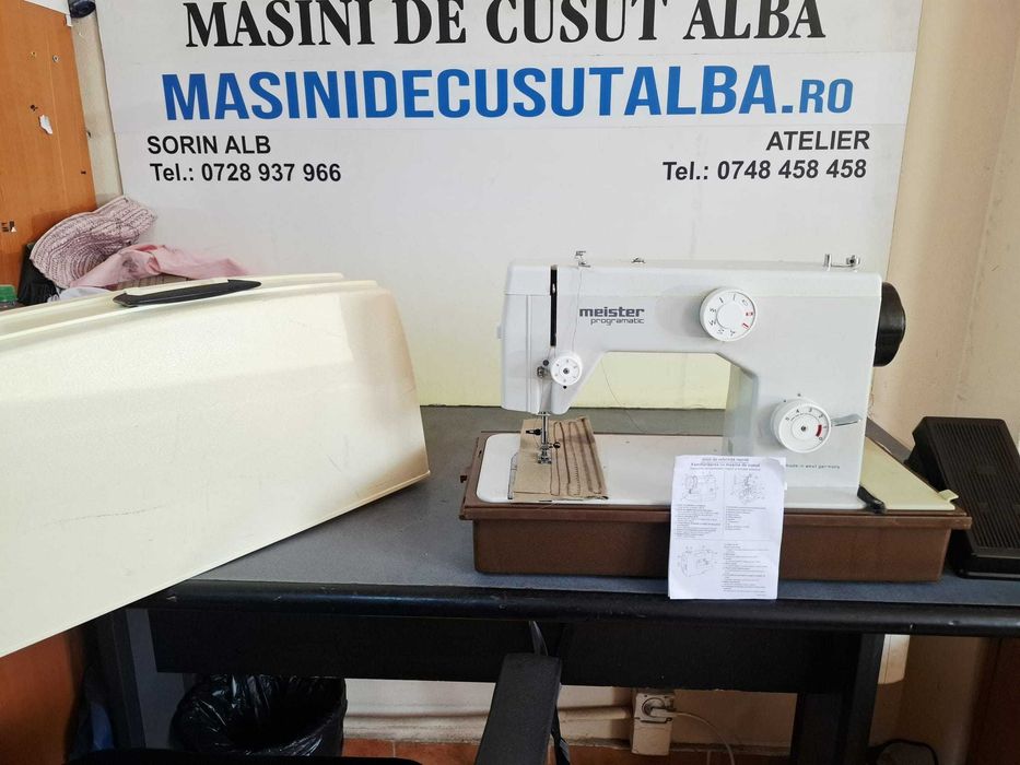 Masina de cusut Meister programatic piese metalice