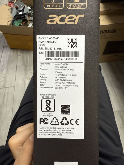 Ноутбук Acer Aspire3 оптом и врозницу