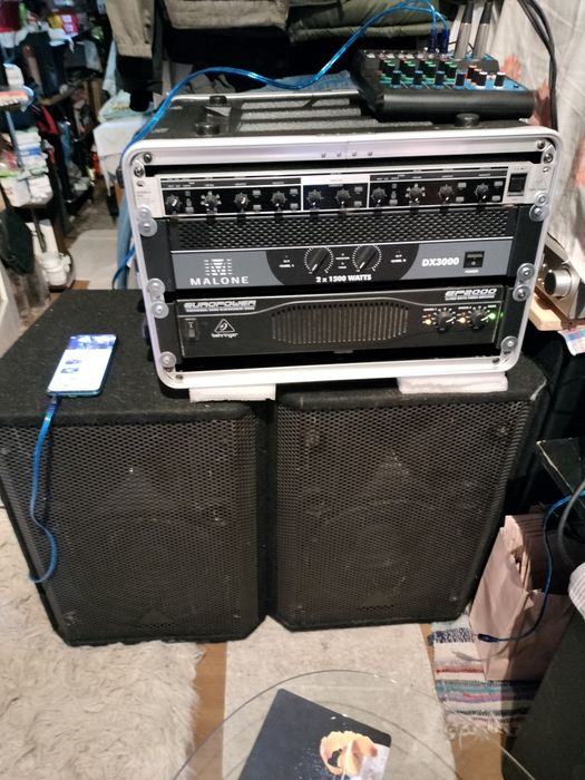 Sistem sonorizare complet + Rack.