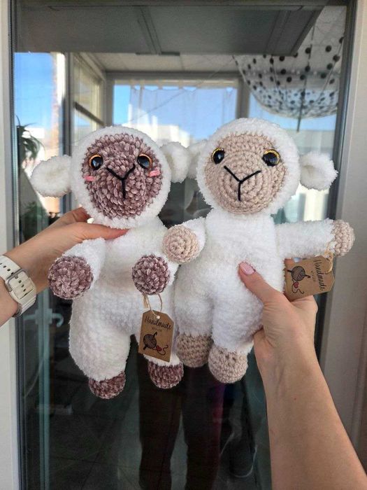Плетени плюшени играчки, ръчна изработка