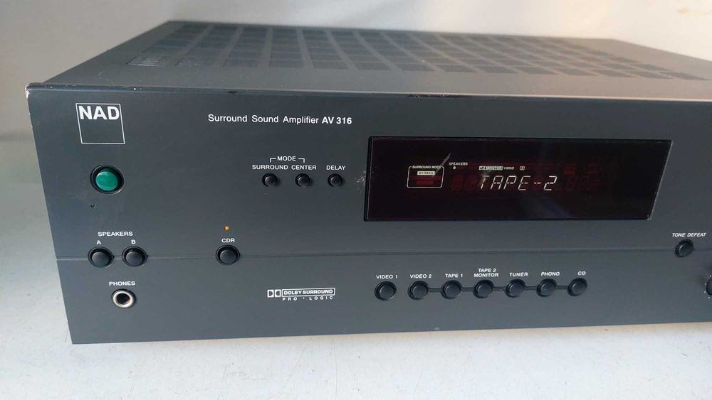 NAD AV 316 amplificator 5.1 & stereo statie muzica filme nu amplituner