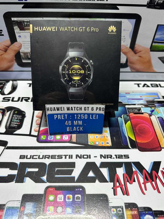 Huawei Watch GT 6 PRO NOU / 46 MM / Black / CreativAmanet