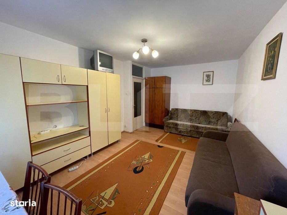 Garsoniera, decomandata, 42 mp,  pet friendly, Kaufland Manastur