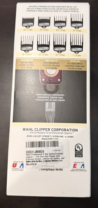 Wahl Legend Cordless, masina de tuns import USA