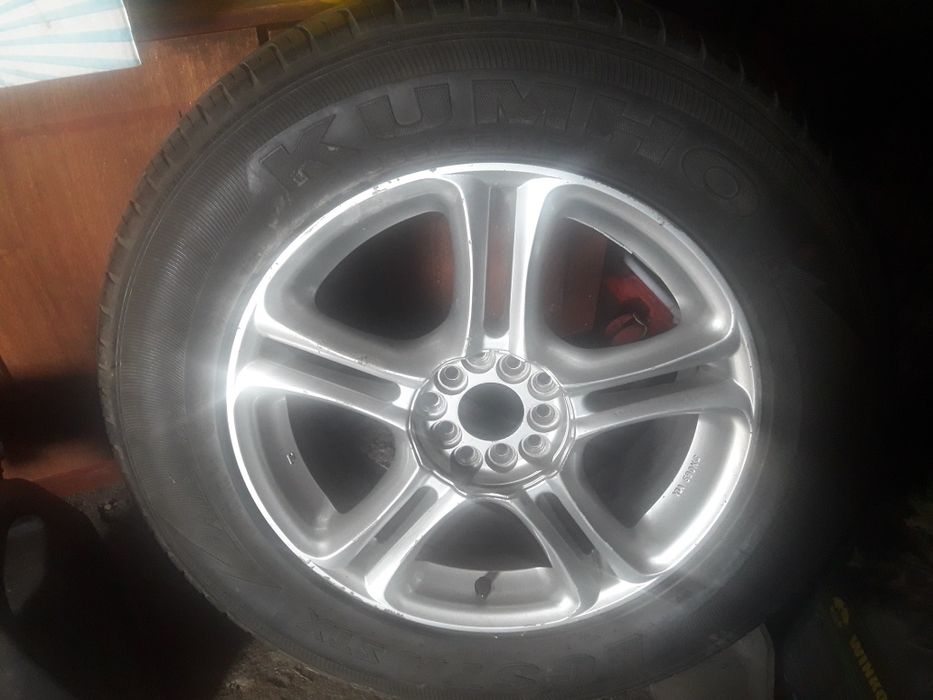 Шина с диском на Санта фе