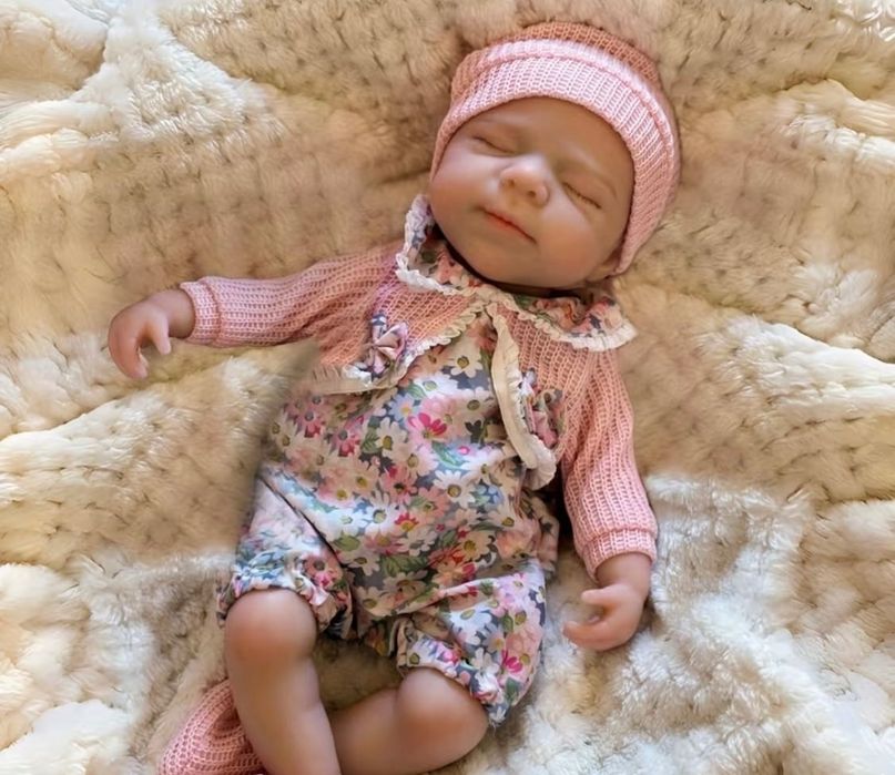 Papusa Reborn silicon moale flexibil squishy Noua in cutie