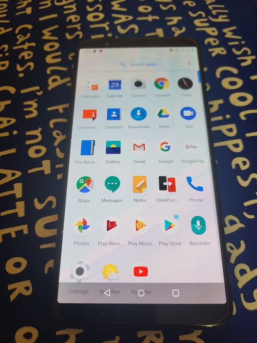 Telefon OnePlus 5t liber rețea 6 giga  ram
