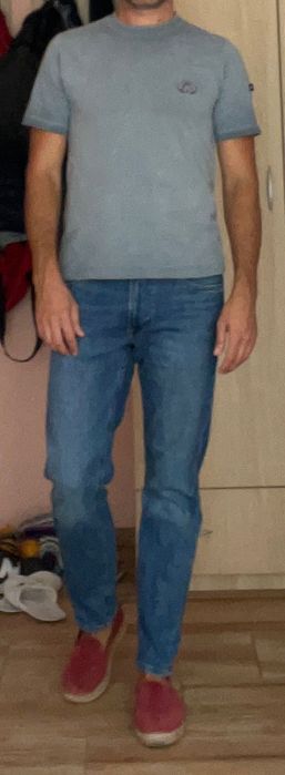 Мъжки дънки Lee, укорочени, нови