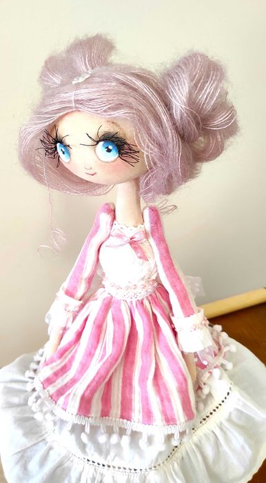 Кукла София. Текстилна мека кукла. ръчна изработка.