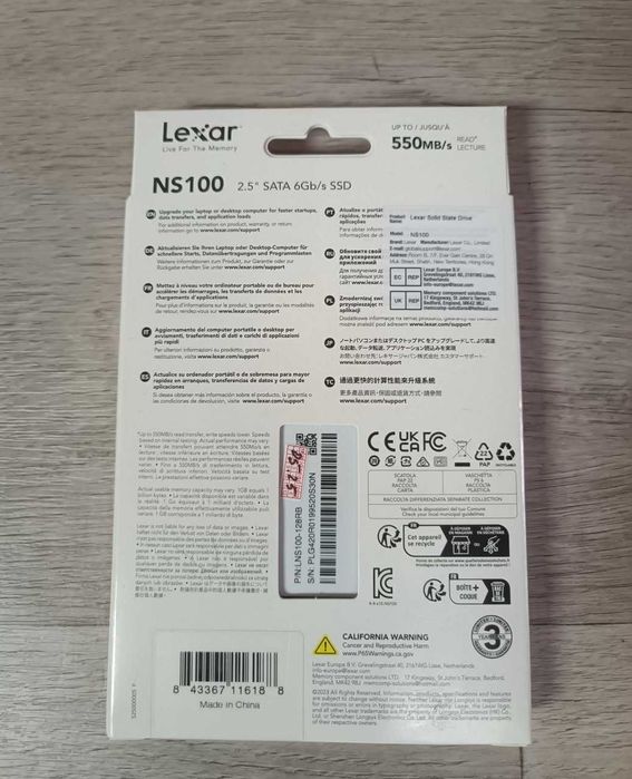 SSD Lexar NS100 128GB