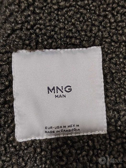 Лимитированная Шерстяная Куртка Бомбер Mango Men 48-50р