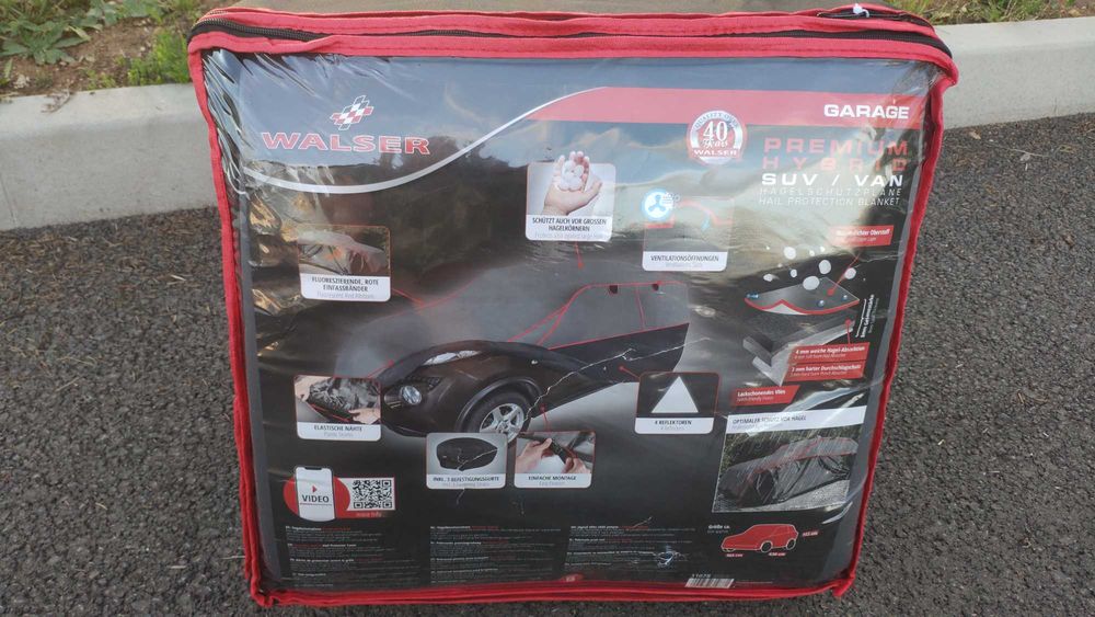 Покривало за автомобил против градушка Walser Premium Hybrid UV Protect 165X430X165 см
