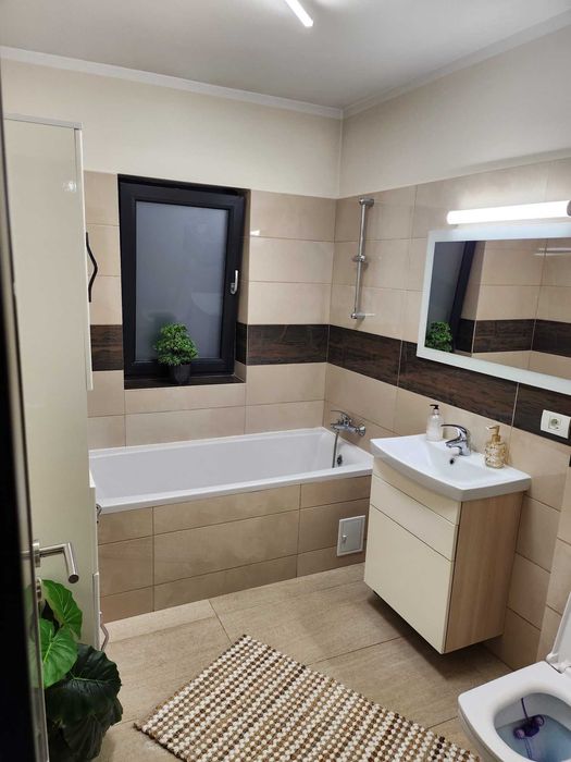 Apartament Cozy Dumbravita, 3 camere, 2 locuri de parcare, complet mobilat si utilat, aer curat, cauta chirias.