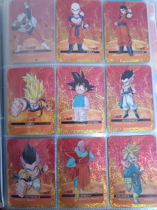 Dragon BallZ cartonașe colecției