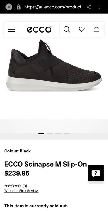 Adidasi Ecco Scinapse Slip-on marimea 39-39,5 impecabili