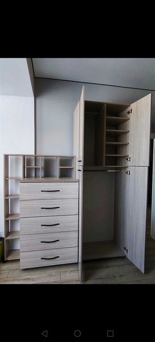 Шифоньер с комодом