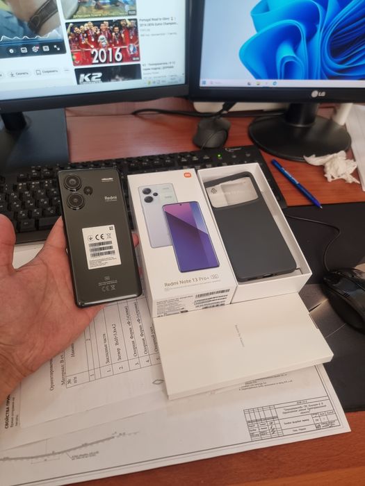 Redmi note 13pro +5G 12/256gb ochilmagan usta kurmagan aybi yuq tozza