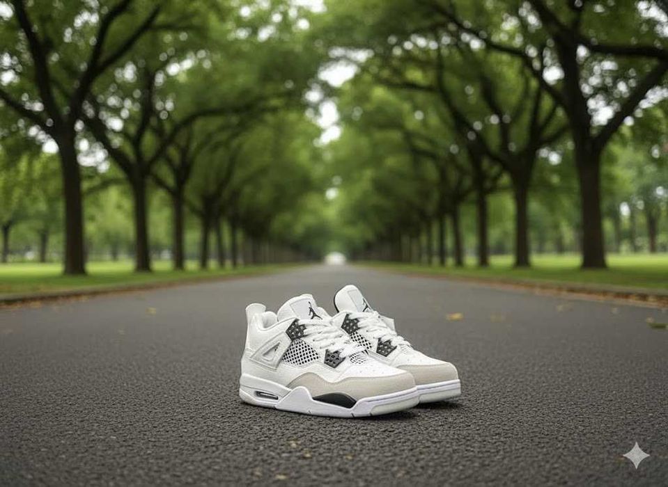 Jordan 4 Military Black - Adidasi Fete Baieti