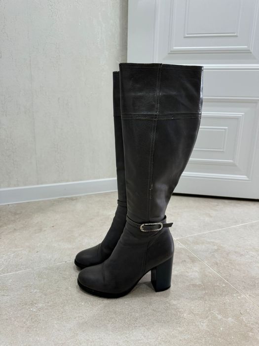 Супер сапоги, кожа гладкая