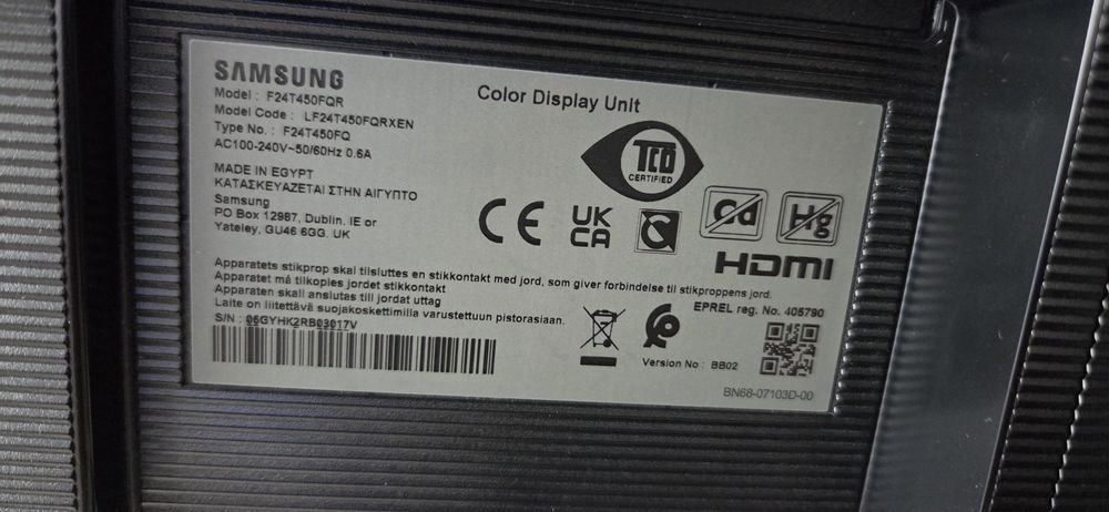 2 Monitoare Business Samsung 24" - IPS, Full HD, 75Hz, Stand Ergonomic