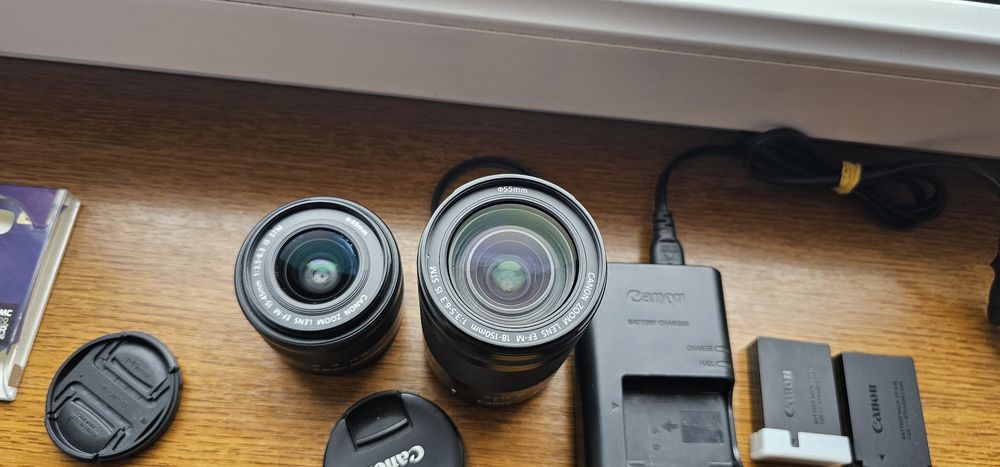 Canon m50 mark2+ 2 obiective +gymbal+brat articulat