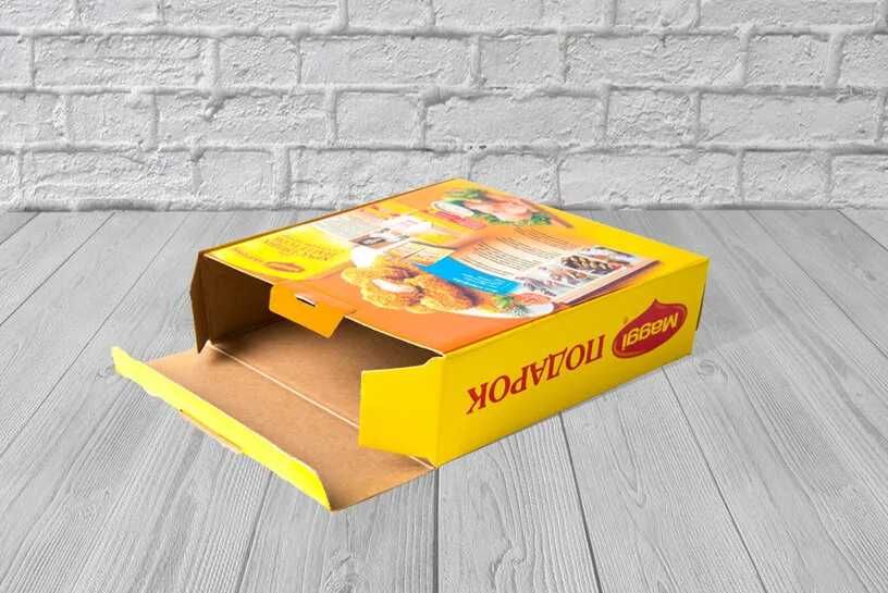 Самосборная коробка коробка из бумаги с печатью