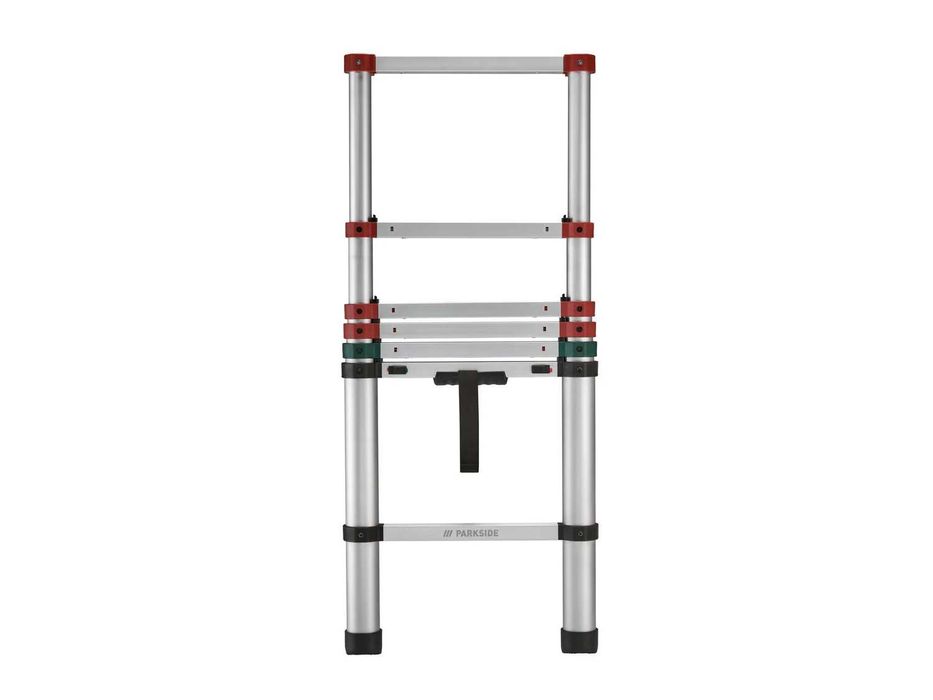 Scară telescopică  aluminiu, 7 trepte, extensibilă, rezistenta 150 kg